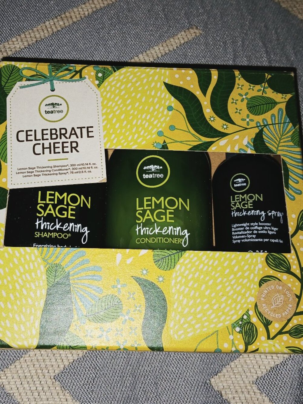 Tea Tree Lemon Sage Thickening Haircare Set NIB!